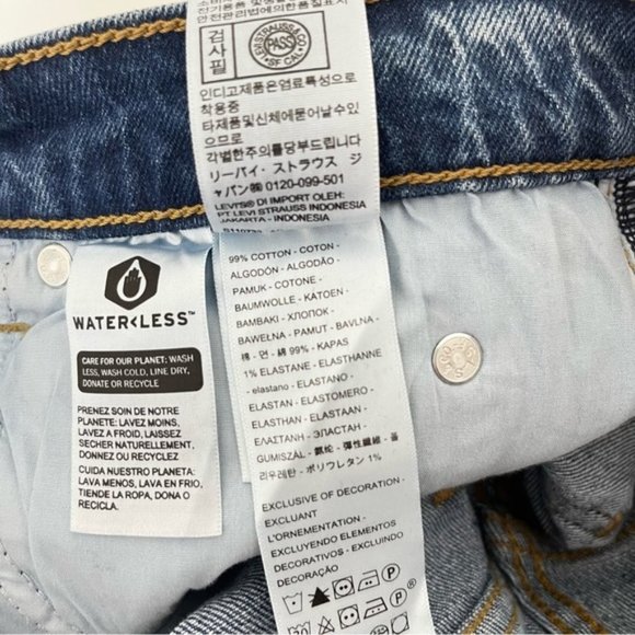 Levi's Blue Flare & Wide Leg Jeans - Picture 12 of 15